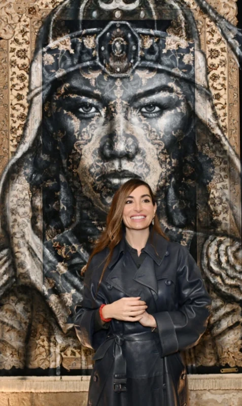 Leyla Əliyeva və Arzu Əliyeva Beynəlxalq Xalça Festivalını ziyarət ediblər - FOTO