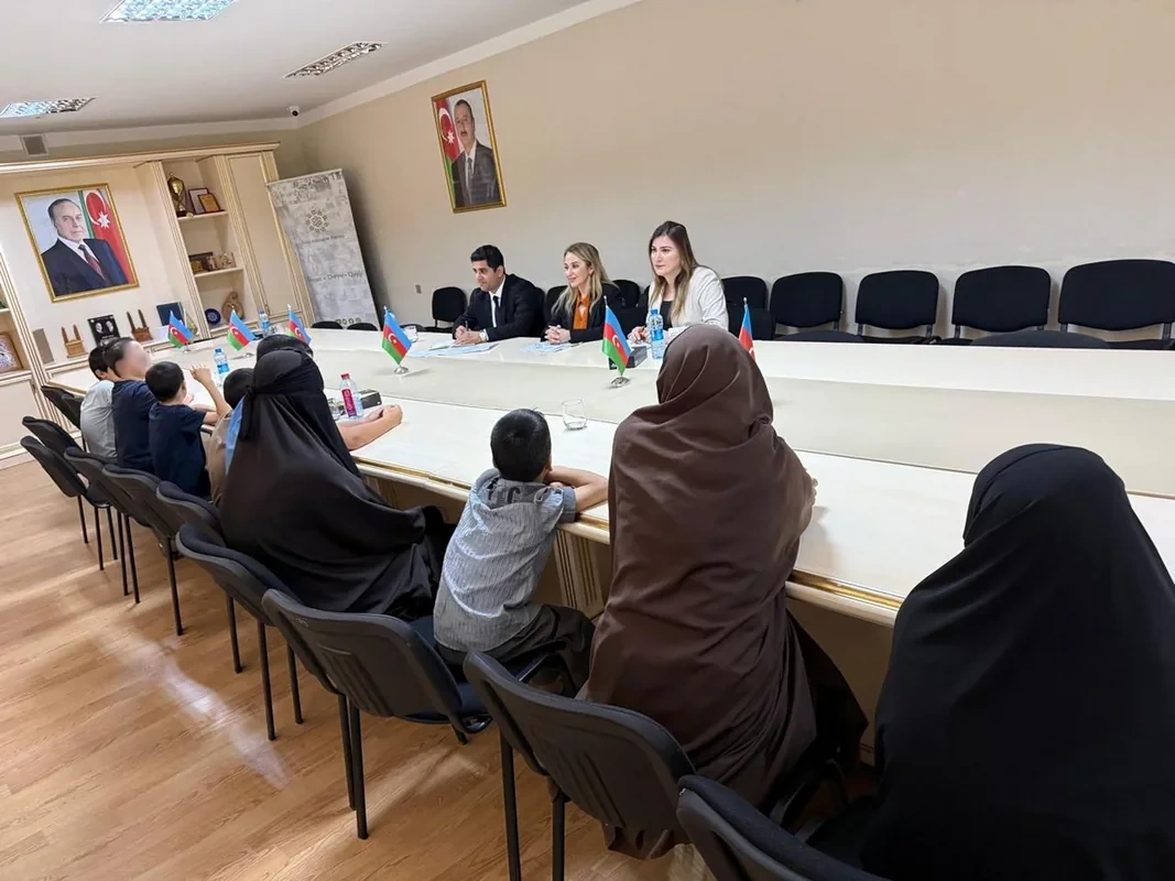 Ombudsman nümayəndələri Suriyadan gətirilmiş repatriantlarla görüşüblər - FOTO