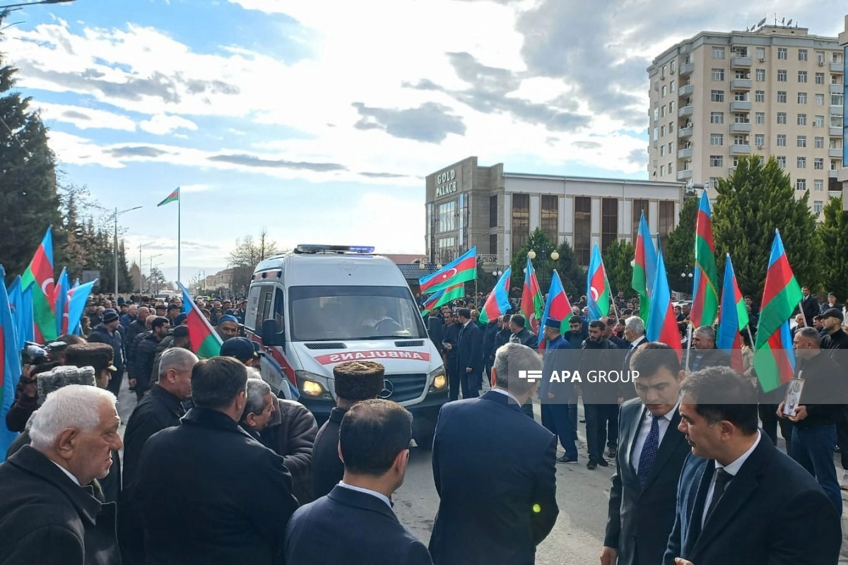 İtkin-şəhid Cavanşir Həsənovun qalıqları Balakəndə dəfn olunub - FOTO