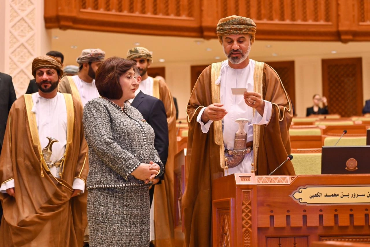 Sahibə Qafarova Oman Şura Məclisinin sədri ilə görüşüb - FOTO