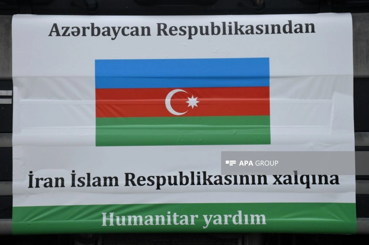 Azərbaycandan İrana növbəti humanitar yardım - FOTO