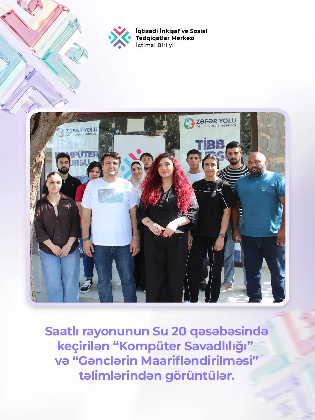 Saatlıda gənclər üçün maarifləndirici tədbirlər keçirilib - FOTO