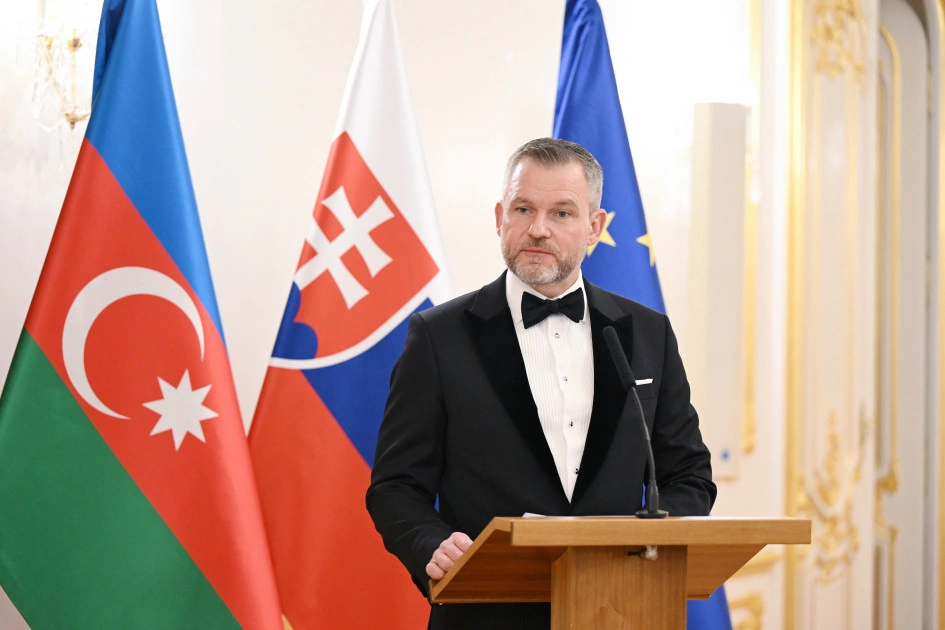 Bratislavada Prezident İlham Əliyevin şərəfinə rəsmi ziyafət verilib - YENİLƏNİB + FOTO