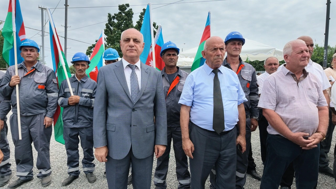 ADSEA daha bir kəndi içməli su ilə təmin edib - FOTOLAR