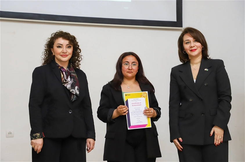 ADU-da “Gələcəyin İngilis Dili (Future English)” layihəsinin yekunlarına həsr olunmuş tədbir keçirilib - FOTO