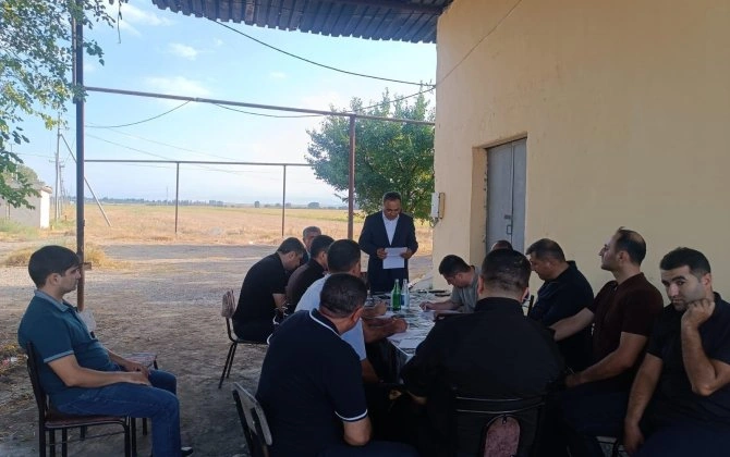 Goranboyda baş vermiş hadisə ilə bağlı operativ iclas keçirilib - FOTO