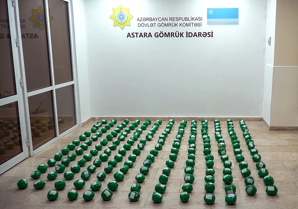 "Kahı" yükündə külli miqdarda narkotik vasitə aşkar edildi - FOTO/VİDEO