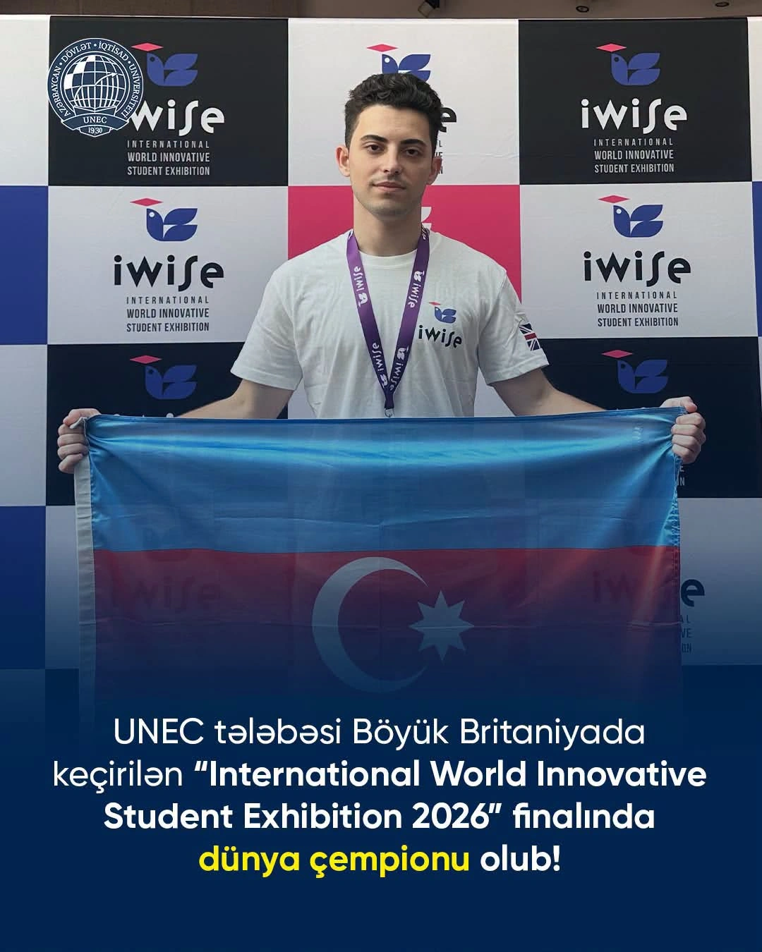 UNEC tələbəsindən böyük uğur - FOTOLAR
