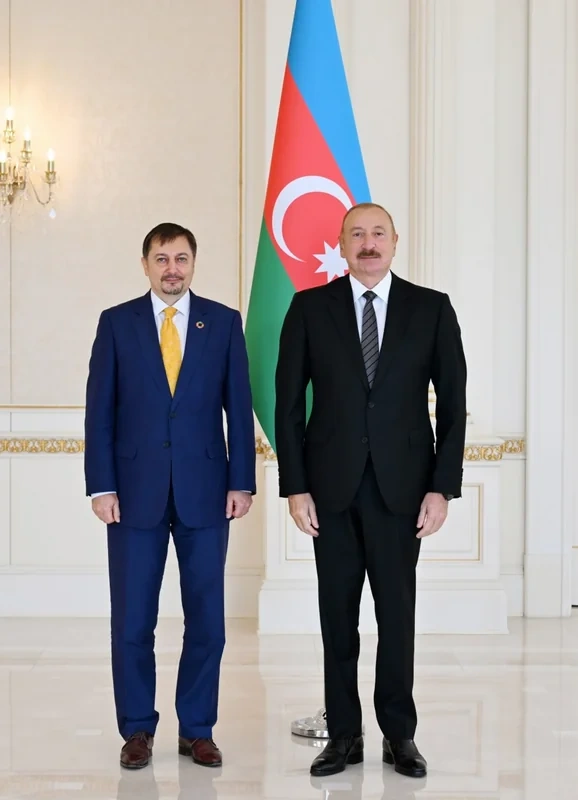İlham Əliyev BMT-nin Azərbaycanda yeni təyin olunmuş rezident əlaqələndiricisini qəbul etdi - FOTO