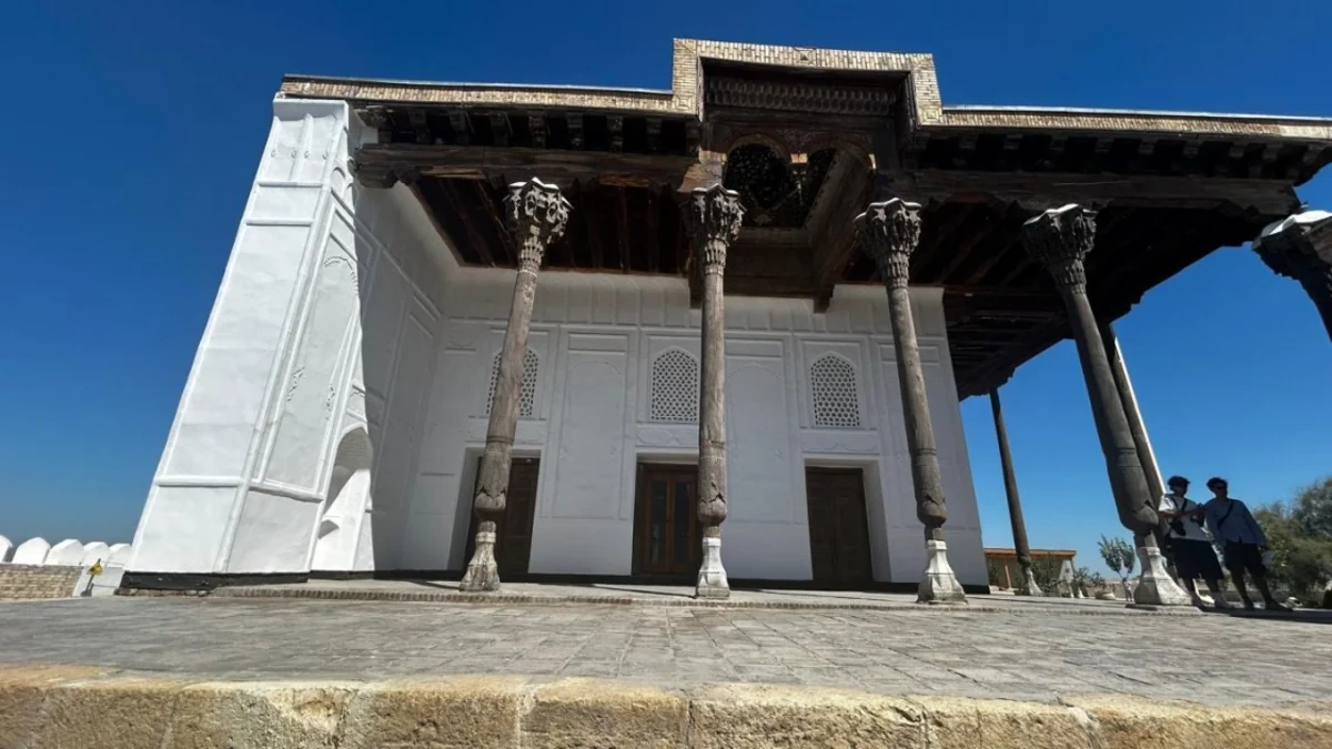 Azərbaycan nümayəndə heyəti Buxarada tarixi Ark qalasını ziyarət etdi - FOTO