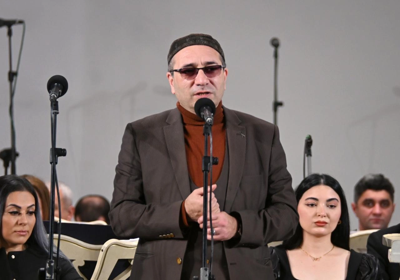 Xalq şairi Fikrət Qocanın 90 illiyinə həsr olunan konsert keçirildi - FOTOLAR