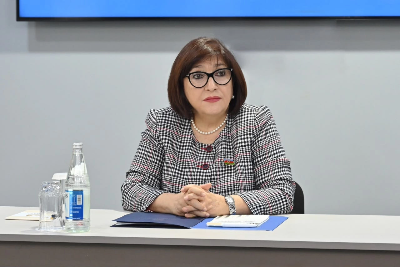 Sahibə Qafarova Qoşulmama Hərəkatının Gənclər Təşkilatının Baş Qərargahında çıxış edib - FOTO