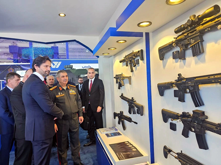 Azərbaycan nümayəndə heyəti "World Defense Show" sərgisində iştirak etdi - FOTO