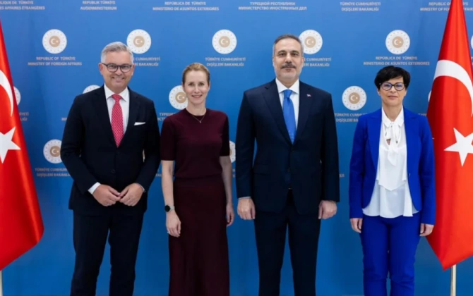 Hakan Fidan Ankarda Aİ rəsmiləri ilə görüşüb