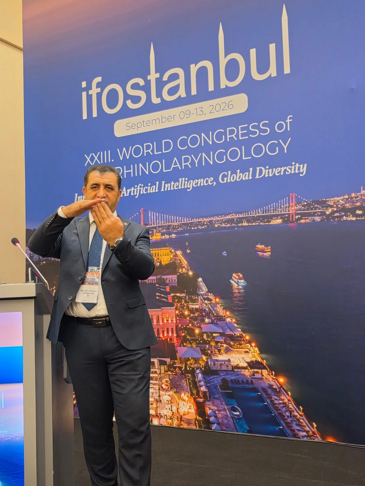 ADHTİ-nin dosenti IFOS 2026 Ümumdünya Konqresində Azərbaycanı təmsil edib