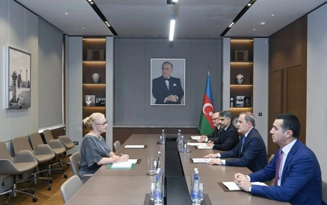 Ceyhun Bayramov İsveçin yeni səfiri ilə görüşdü - FOTO