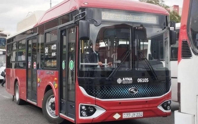 AYNA: Bakıda daha bir marşrutda bütün avtobuslar yenilənir