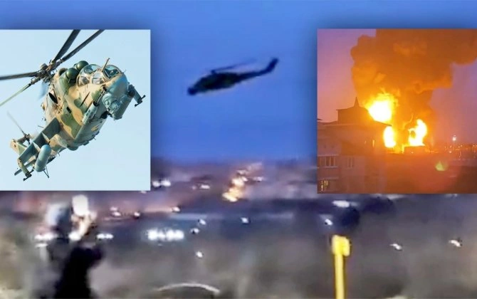 Ukrayna helikopterləri Rusiyanın bu şəhərinə cəsarətli reyd etdi və...- GENERAL