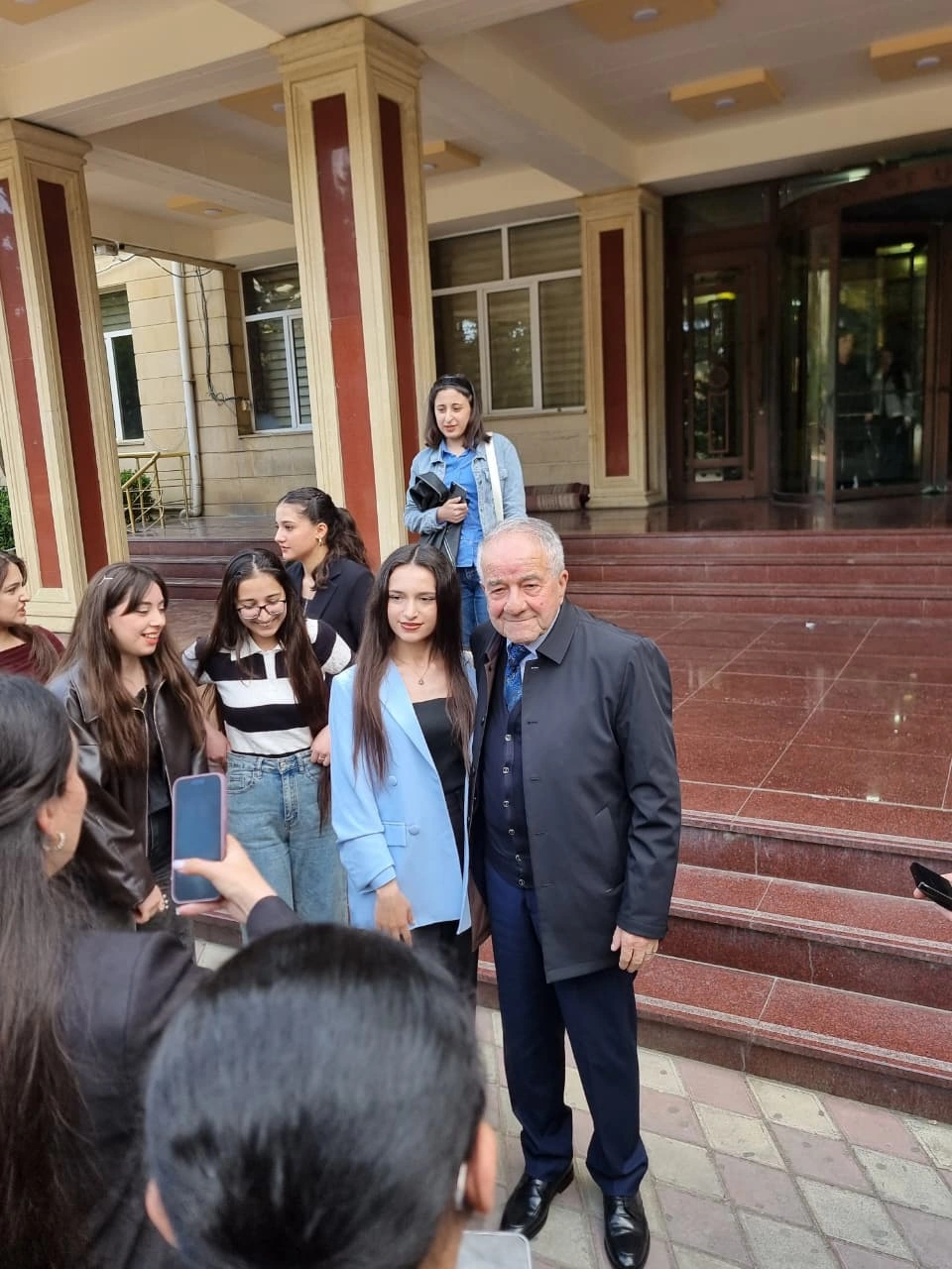 Seyran Səxavət Bakı Dövlət Universitetində tələbələrlə görüşüb - FOTOLAR