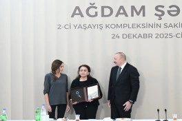 Prezident İlham Əliyev Ağdamda 2-ci yaşayış kompleksinin açılışında iştirak edib - YENİLƏNİB - FOTO