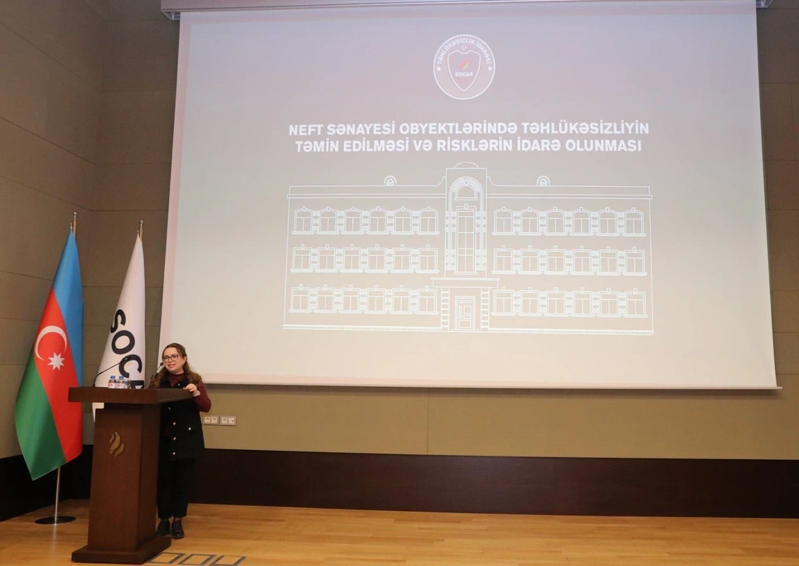 "Neft sənayesi obyektlərində təhlükəsizliyin təmin edilməsi və risklərin idarəolunması" mövzusunda seminar keçirilib - FOTO