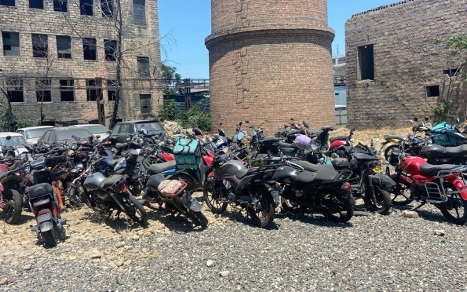 Bakıda 79 motosiklet və moped saxlanıldı