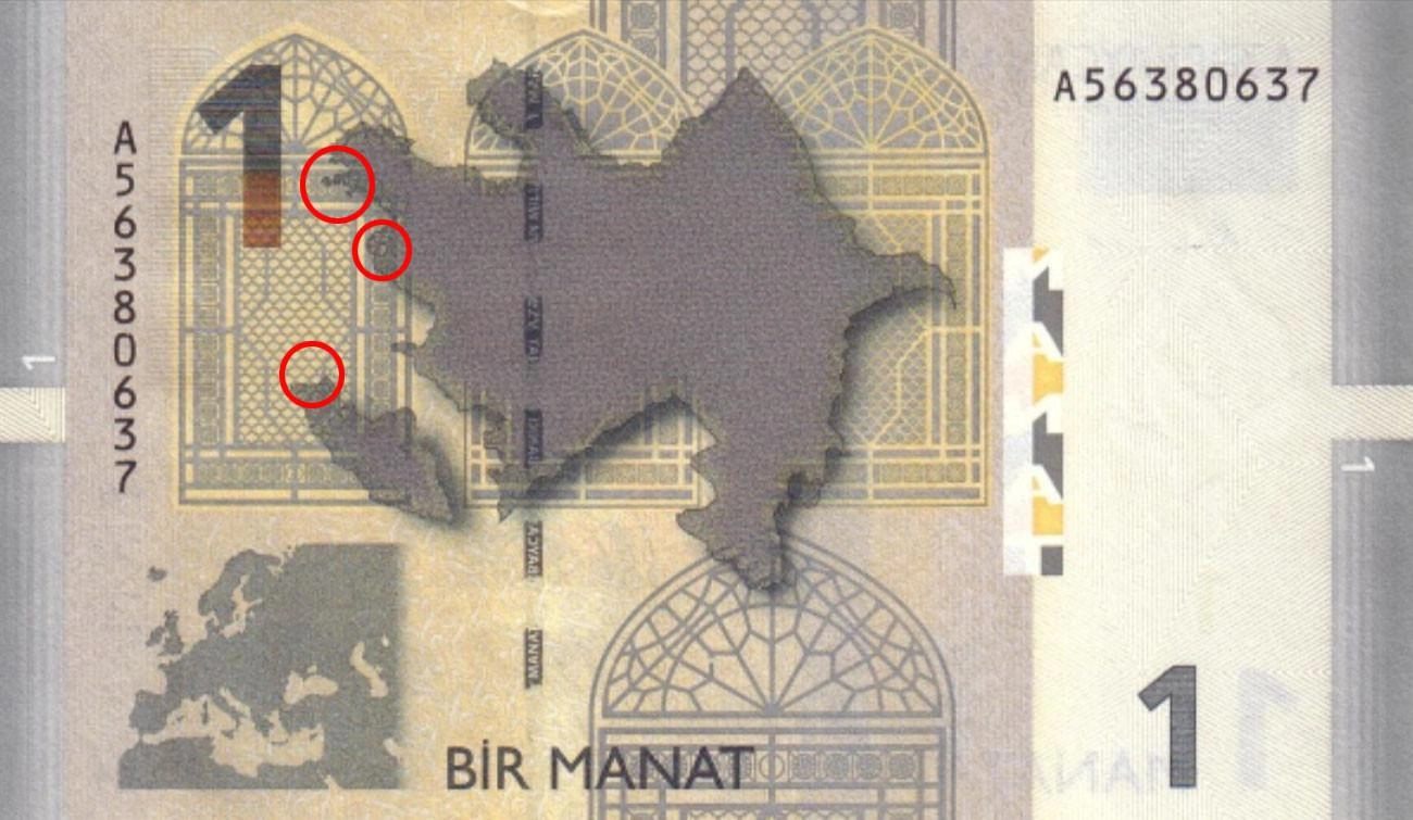 Erməni mediası Azərbaycan pulları üzərindəki xəritələrdə Başkəndin əks olunmasından yazdı...-FOTOLAR