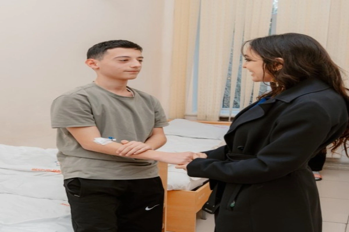 Leyla Əliyeva Respublika Pediatriya Mərkəzinin Nərimanov Uşaq Klinik Xəstəxanasını ziyarət edib - FOTO