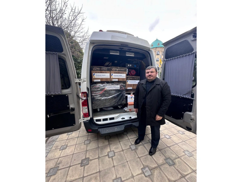 Azərbaycandan Ukraynaya generatorlar göndərilib - FOTO