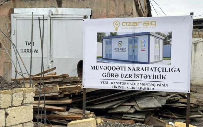 "Azərişıq" Sumqayıtda yeni yarımstansiyalar tikir - FOTO