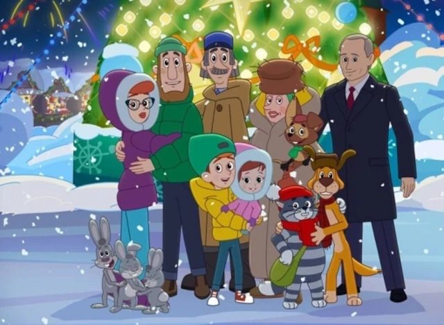 Putin cizgi filmi qəhrəmanı oldu - FOTO