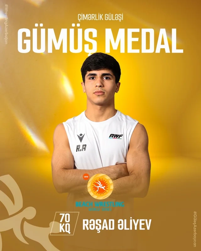 Azərbaycanın çimərlik güləşi üzrə millisi Avropa çempionu oldu - FOTO