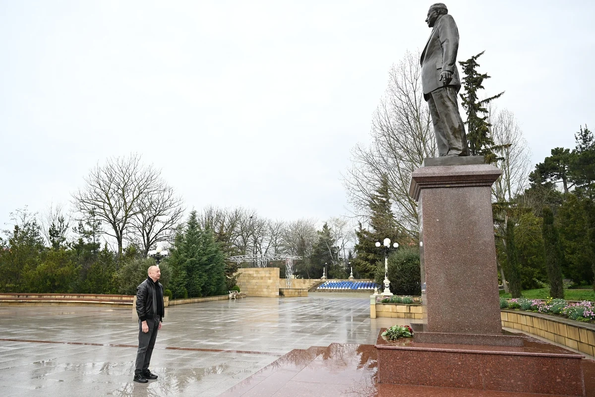 Prezident İlham Əliyev Şamaxı rayonuna səfər edib - FOTO