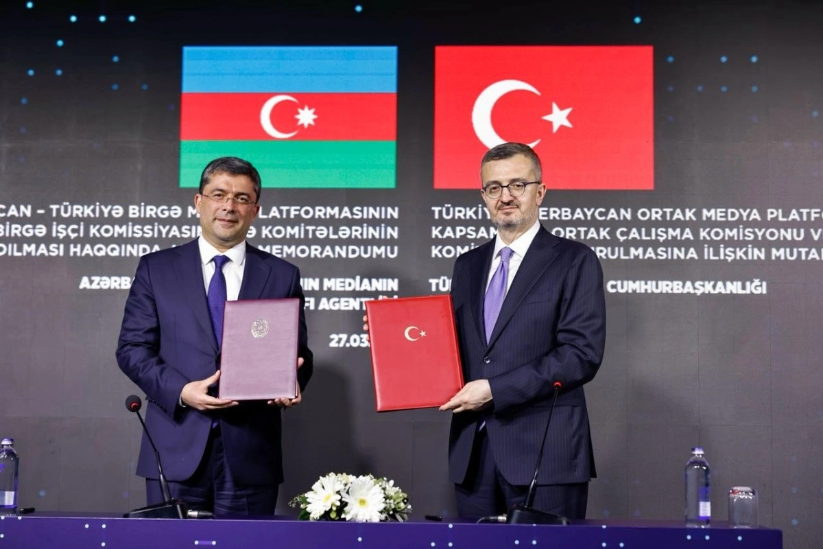 MEDİA ilə Türkiyə Prezidenti Administrasiyasının İctimaiyyətlə Əlaqələr Departamenti arasında Anlaşma Memorandumu imzalanıb - FOTO
