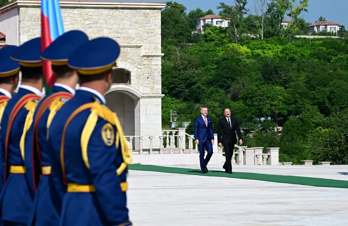 İlham Əliyev Şuşada Peter Pelleqrinini qarşıladı - FOTO