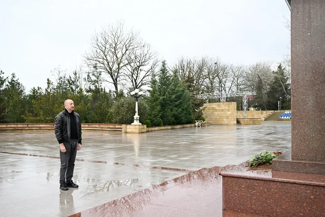 Prezident İlham Əliyev Şamaxı rayonuna səfər edib - FOTO