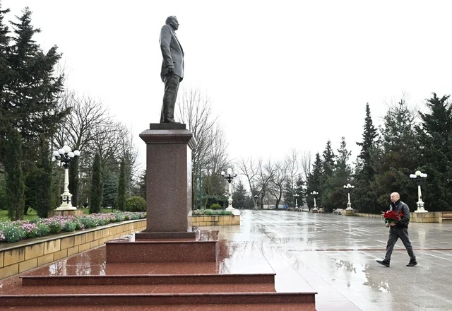 Prezident İlham Əliyev Şamaxı rayonuna səfər edib - FOTO