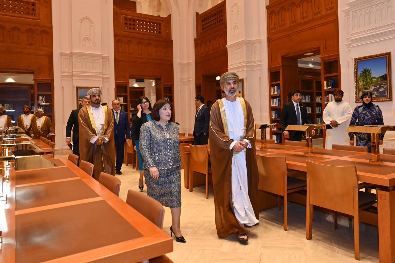 Sahibə Qafarova Oman Şura Məclisinin sədri ilə görüşüb - FOTO