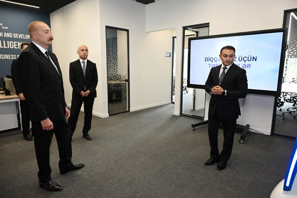 İlham Əliyev “SABAH.city” innovasiya şəhərciyinin birinci mərhələsinin açılışında - FOTOLAR