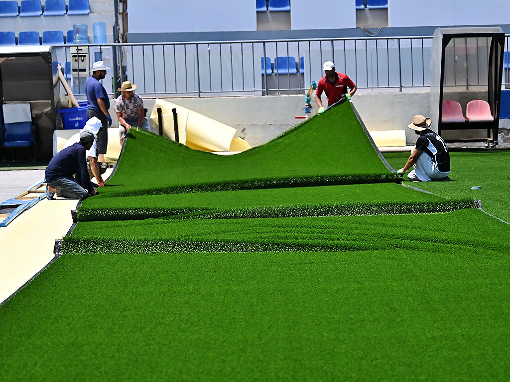 Bayıl stadionunda son vəziyyət - FOTO