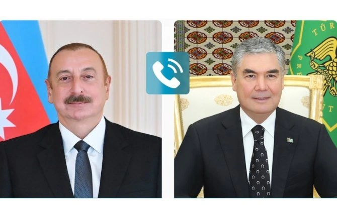 İlham Əliyev və Qurbanqulu Berdiməhəmmədov arasında telefon danışığı baş tutub
