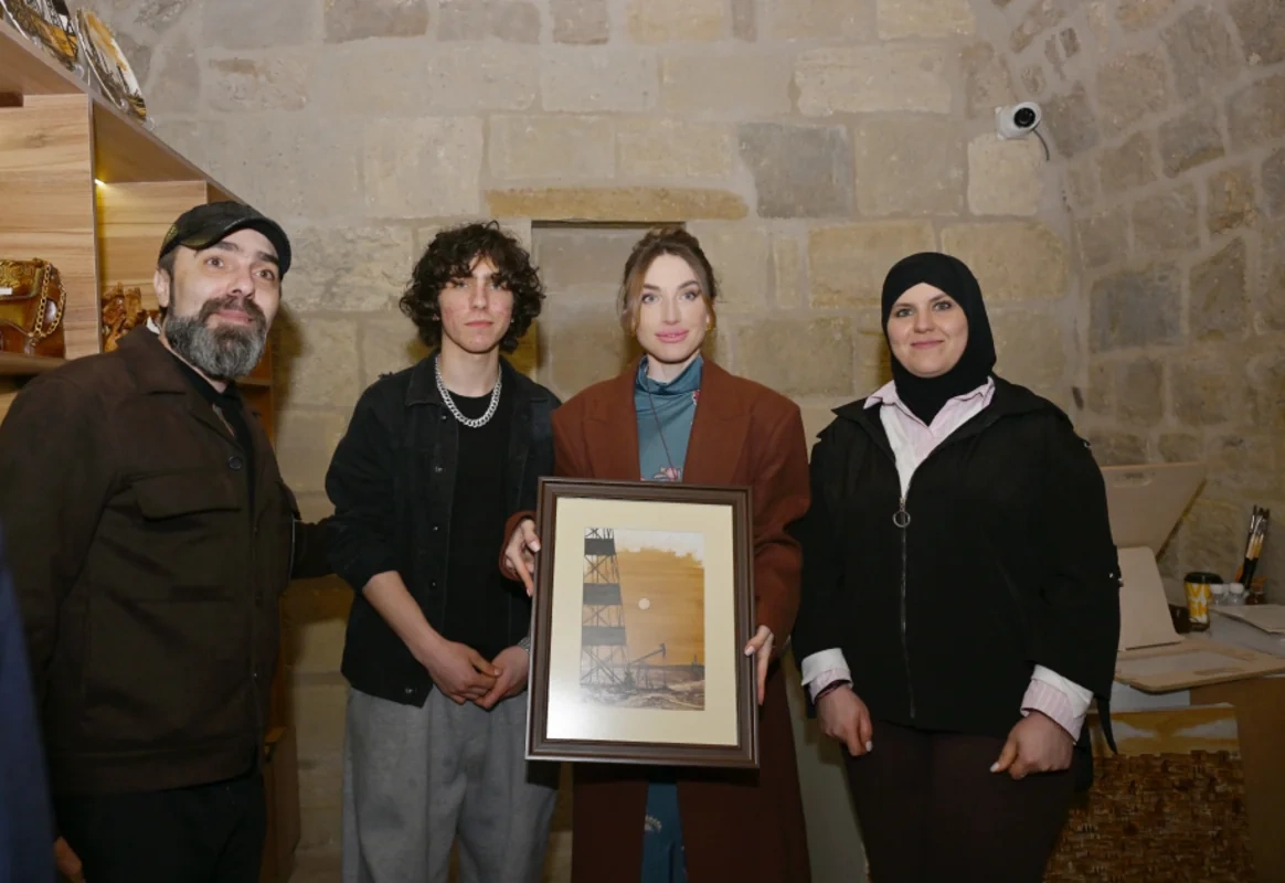 Buxara karvansarasının əsaslı bərpa və konservasiya işlərindən sonra açılışı olub - FOTO
