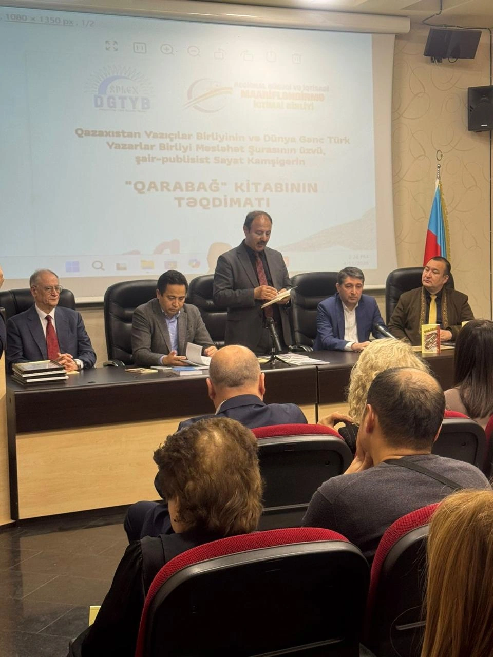 Bakıda qazax şairinin “Qarabağ” kitabının təqdimatı keçirilib - FOTOLAR