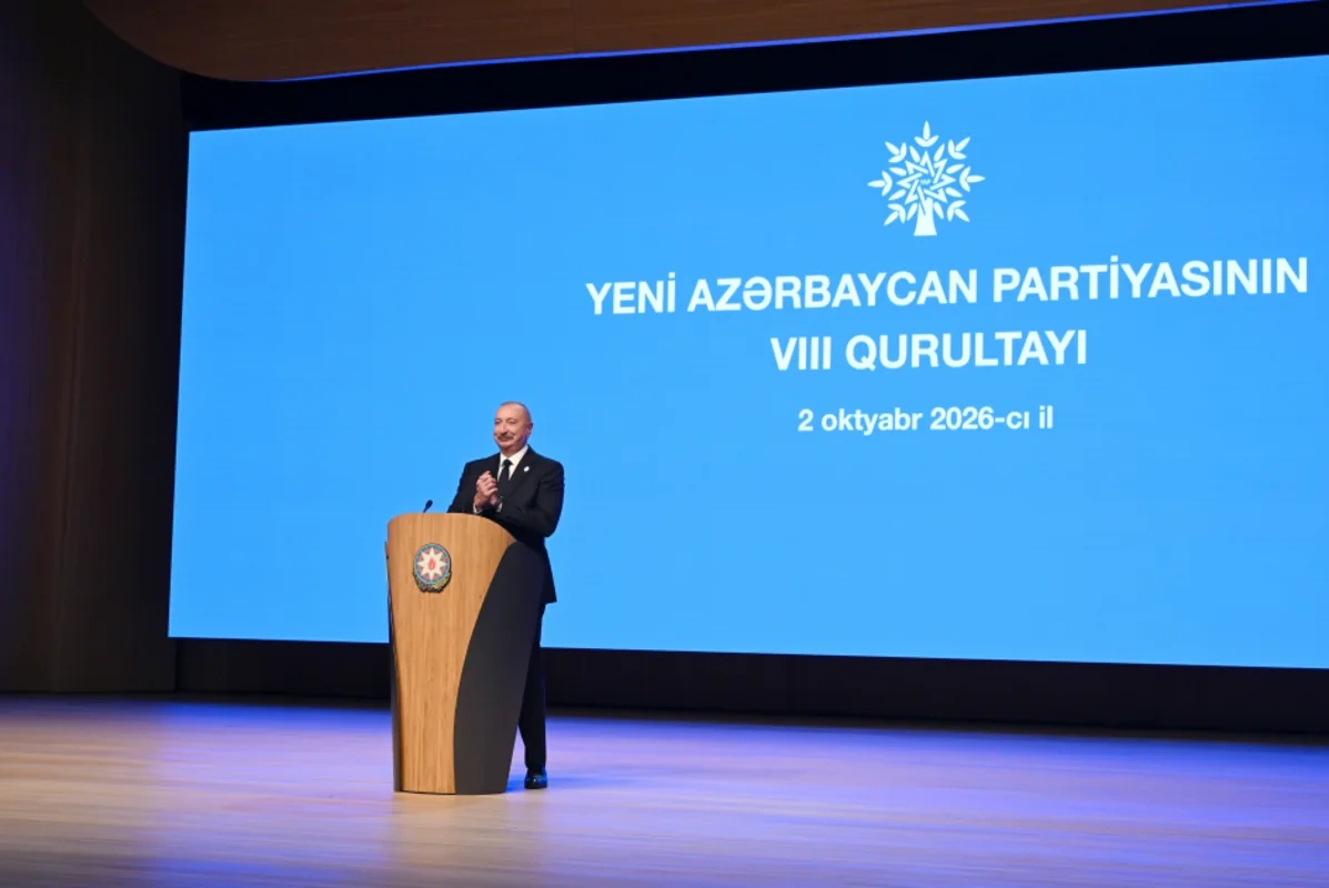 İlham Əliyev YAP-ın qurultayında çıxış etdi - FOTOLAR - YENİLƏNİB