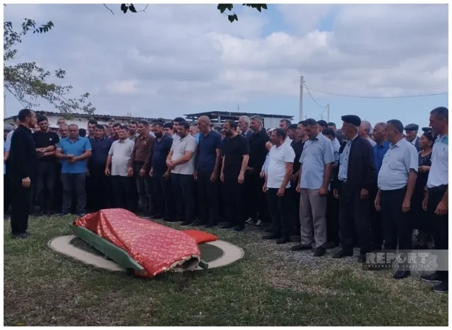 Xarkovda ölən azərbaycanlı tələbə dəfn edildi - FOTO