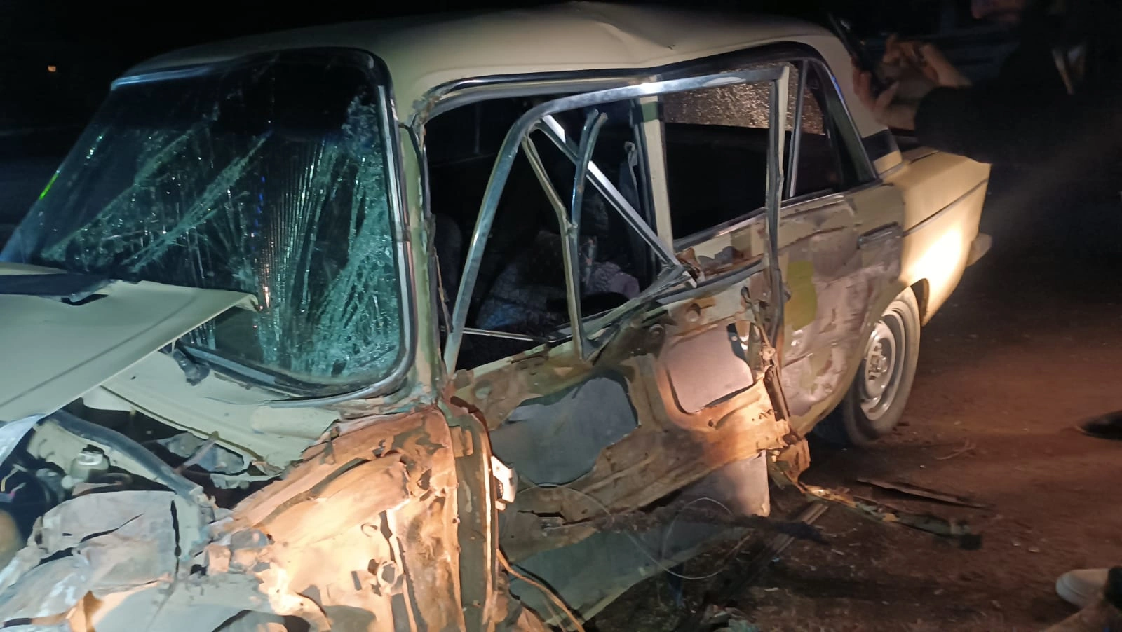 Tovuzda sərnişin avtobusu qəzaya düşüb - FOTOLAR