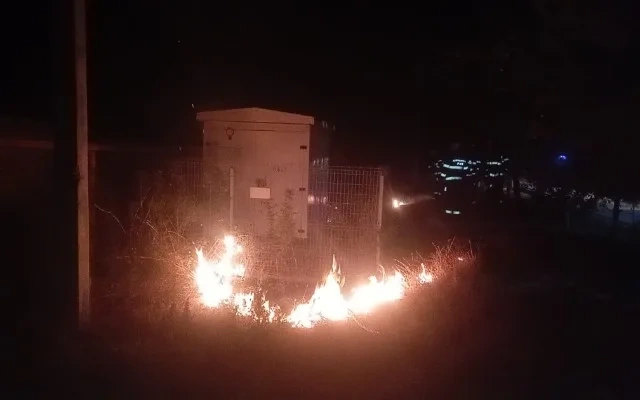 Cəlilabadda transformator partladı, yanğın oldu - FOTO