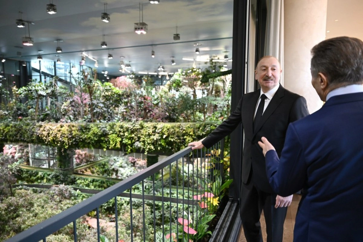 Gürcüstanda Azərbaycan Prezidentinin şərəfinə lanç verilib - FOTO