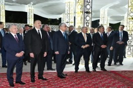 Prezident İlham Əliyev MDB Ölkələrinin Milli Kulinariya Festivalı ilə tanış olub, rəsmi qəbulda iştirak edib - FOTO