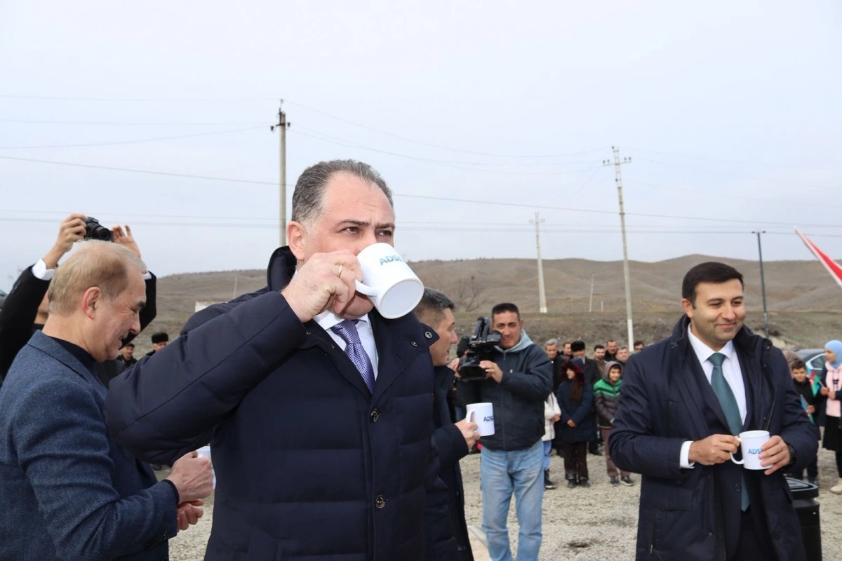Göyçayın İkinci Ərəbcəbirli kəndi içməli su ilə təmin edilib